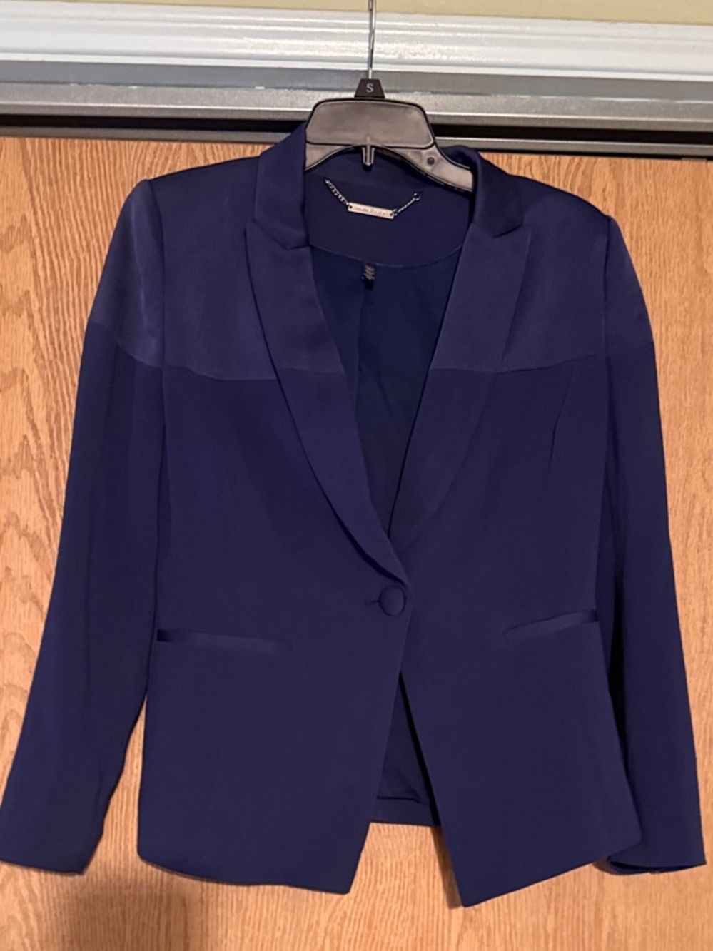 Deep Navy One-Button Blazer